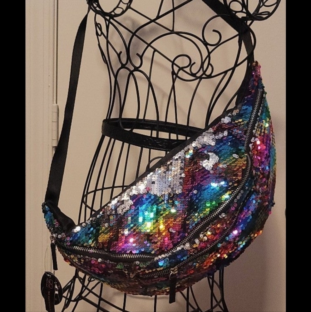 💙💚💛🩷💜JUMBO Multicolor Sequin Fanny Pack💙💚💛🩷💜